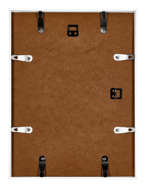 Kent Aluminium Cadre Photo 18x24cm Blanc Brillant Arriere | Yourdecoration.fr
