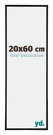 Kent Aluminium Cadre Photo 20x60cm Noir Mat De Face Mesure | Yourdecoration.fr