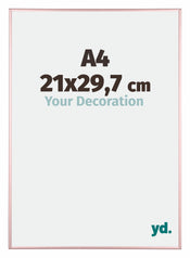 Kent Aluminium Cadre Photo 21x29 7cm A4 Cuivre De Face Mesure | Yourdecoration.fr