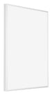 Kent Aluminium Cadre Photo 25x30cm Blanc Brillant De Face Oblique | Yourdecoration.fr