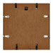 Kent Aluminium Cadre Photo 30x30cm Blanc Brillant Arriere | Yourdecoration.fr