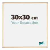 Kent Aluminium Cadre Photo 30x30cm Or De Face Mesure | Yourdecoration.fr