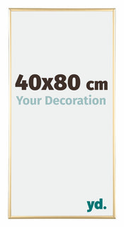 Kent Aluminium Cadre Photo 40x80cm Or De Face Mesure | Yourdecoration.fr