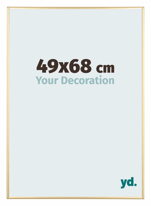 Kent Aluminium Cadre Photo 49x68cm Or De Face Mesure | Yourdecoration.fr