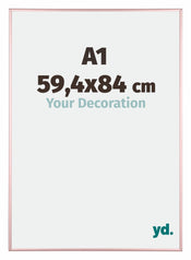 Kent Aluminium Cadre Photo 59 4x84cm A1 Cuivre De Face Mesure | Yourdecoration.fr