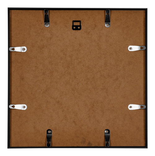 Kent Aluminium Cadre Photo 60x60cm Noir Mat Arriere | Yourdecoration.fr