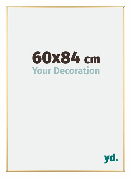 Kent Aluminium Cadre Photo 60x84cm Or De Face Mesure | Yourdecoration.fr