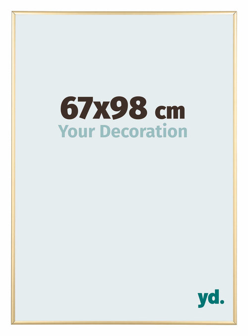 Kent Aluminium Cadre Photo 67x98cm Or De Face Mesure | Yourdecoration.fr
