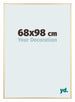 Kent Aluminium Cadre Photo 68x98cm Or De Face Mesure | Yourdecoration.fr