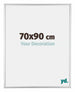 Kent Aluminium Cadre Photo 70x90cm Argent Brillant De Face Mesure | Yourdecoration.fr