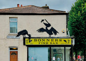 Affiche Art Banksy - Pelikane Fish and Chips 70x50cm