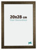 Leeds Bois Cadre Photo 20x28cm Champagne Brosse De Face Mesure | Yourdecoration.fr