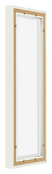 Lyon MDF Baklijst 1 3 Blanc Mat Arriere Oblique | Yourdecoration.fr