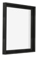 Lyon MDF Baklijst 1 1 Noir Mat De Face Oblique | Yourdecoration.fr