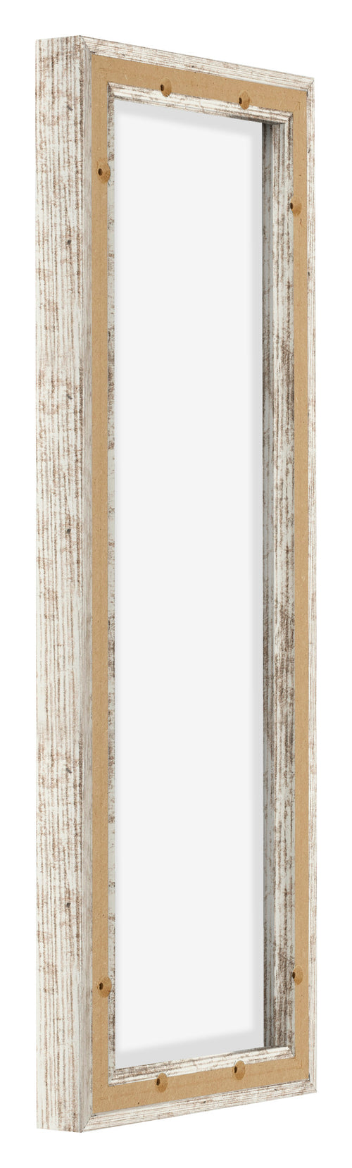 Lyon MDF Baklijst 1 3 Blanc Vintage Arriere Oblique | Yourdecoration.fr