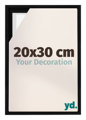 Lyon MDF Baklijst 20x30cm Noir Mat De Face Mesure | Yourdecoration.fr
