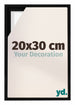 Lyon MDF Baklijst 20x30cm Noir Mat De Face Mesure | Yourdecoration.fr
