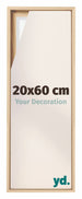 Lyon MDF Baklijst 20x60cm Hetre De Face Mesure | Yourdecoration.fr