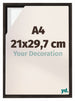 Lyon MDF Baklijst 21x29 7cm A4 Chene Fonce De Face Mesure | Yourdecoration.fr