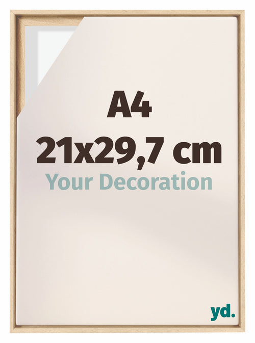 Lyon MDF Baklijst 21x29 7cm A4 Hetre De Face Mesure | Yourdecoration.fr