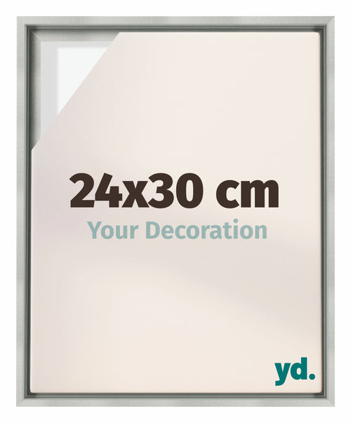 Lyon MDF Baklijst 24x30cm Argent Mat De Face Mesure | Yourdecoration.fr
