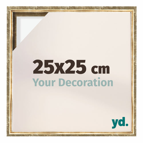 Lyon MDF Baklijst 25x25cm Or Antique De Face Mesure | Yourdecoration.fr