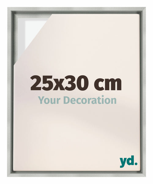 Lyon MDF Baklijst 25x30cm Argent Mat De Face Mesure | Yourdecoration.fr