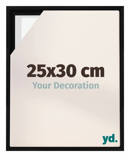 Lyon MDF Baklijst 25x30cm Noir Mat De Face Mesure | Yourdecoration.fr