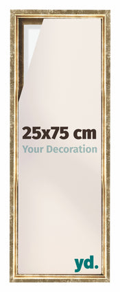 Lyon MDF Baklijst 25x75cm Or Antique De Face Mesure | Yourdecoration.fr