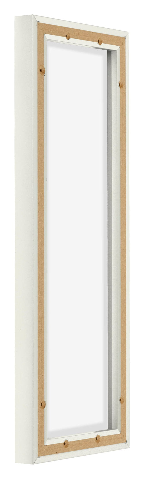 Lyon MDF Baklijst 3 4 Blanc Mat Arriere Oblique | Yourdecoration.fr
