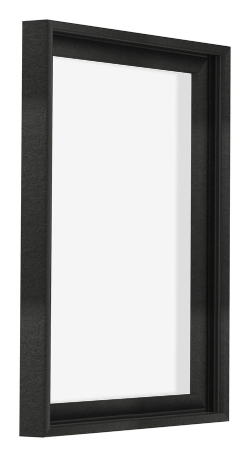 Lyon MDF Baklijst 3 4 Noir Mat De Face Oblique | Yourdecoration.fr