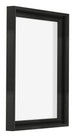 Lyon MDF Baklijst 3 4 Noir Mat De Face Oblique | Yourdecoration.fr