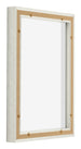 Lyon MDF Baklijst 3 4 White Wash Arriere Oblique | Yourdecoration.fr