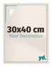 Lyon MDF Baklijst 30x40cm Blanc Mat De Face Mesure | Yourdecoration.fr