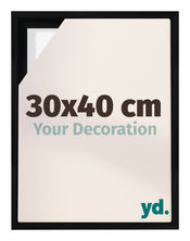 Lyon MDF Baklijst 30x40cm Noir Mat De Face Mesure | Yourdecoration.fr