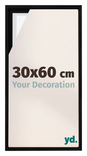 Lyon MDF Baklijst 30x60cm Noir Mat De Face Mesure | Yourdecoration.fr