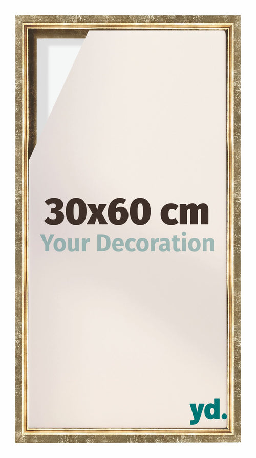 Lyon MDF Baklijst 30x60cm Or Antique De Face Mesure | Yourdecoration.fr