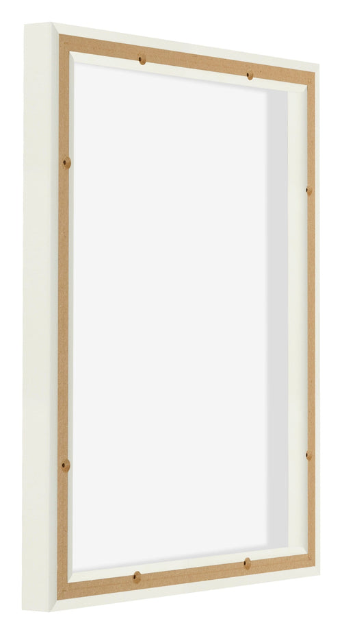 Lyon MDF Baklijst 4 5 Blanc Mat Arriere Oblique | Yourdecoration.fr
