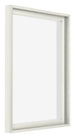 Lyon MDF Baklijst 4 5 Blanc Mat De Face Oblique | Yourdecoration.fr