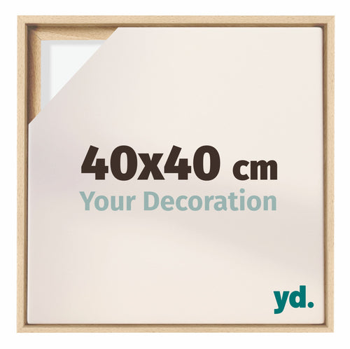Lyon MDF Baklijst 40x40cm Hetre De Face Mesure | Yourdecoration.fr