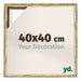 Lyon MDF Baklijst 40x40cm Or Antique De Face Mesure | Yourdecoration.fr