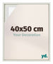 Lyon MDF Baklijst 40x50cm Blanc Mat De Face Mesure | Yourdecoration.fr