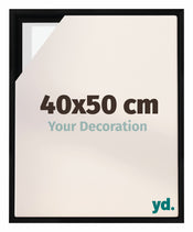 Lyon MDF Baklijst 40x50cm Noir Mat De Face Mesure | Yourdecoration.fr