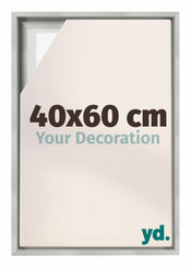 Lyon MDF Baklijst 40x60cm Argent Mat De Face Mesure | Yourdecoration.fr