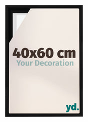 Lyon MDF Baklijst 40x60cm Noir Mat De Face Mesure | Yourdecoration.fr