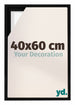 Lyon MDF Baklijst 40x60cm Noir Mat De Face Mesure | Yourdecoration.fr