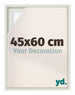 Lyon MDF Baklijst 45x60cm Blanc Mat De Face Mesure | Yourdecoration.fr