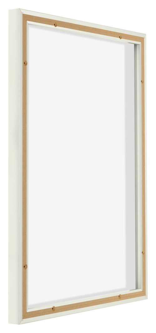 Lyon MDF Baklijst 5 7 Blanc Mat Arriere Oblique | Yourdecoration.fr