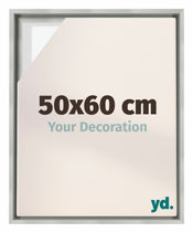 Lyon MDF Baklijst 50x60cm Argent Mat De Face Mesure | Yourdecoration.fr