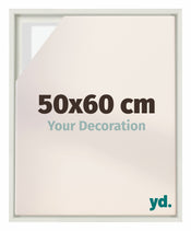 Lyon MDF Baklijst 50x60cm Blanc Mat De Face Mesure | Yourdecoration.fr